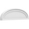 Ekena Millwork Elliptical Smooth Architectural Grade PVC Pediment, 24"W x 7"H x 2"P PEDPS024X070ELL00 - alternate 1
